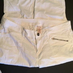 stretch capri, White, 14